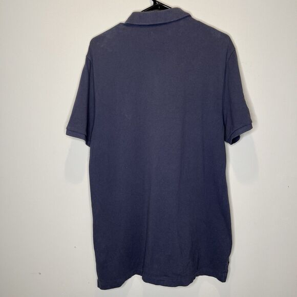 Polo Jeans Company Shirt Men’s Large Blue Short Sleeve Collared Rugby 67 Vintage - Picture 3 of 10